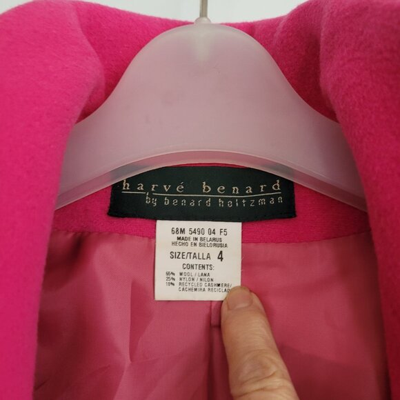 Attractive pink wool open front jacket - Picture 5 of 5